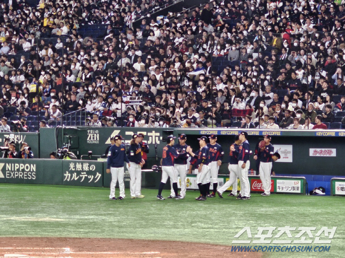 '디펜딩챔피언' 日, 대만에 망신 면했다…5이닝 퍼펙트 굴욕→7회 결승포…