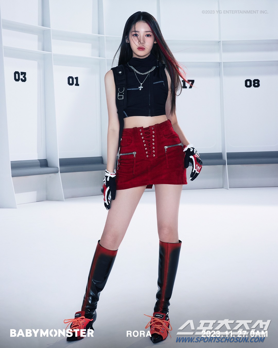 제니 이을 '월드스타' 예약? 베이비몬스터 로라, 'YG표' 15세 비주…