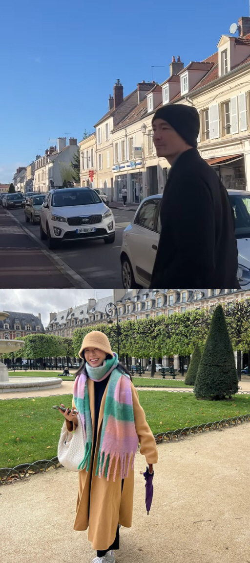 다니엘 헤니♥루 쿠마가이, 서로 사진 찍어주는 신혼부부…달달한 파리여행