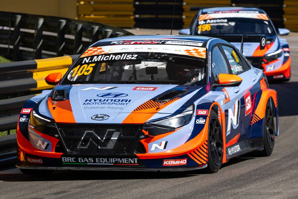 현대차 아반떼 N TCR, '2023 TCR 월드투어' 마카오 대회 우승