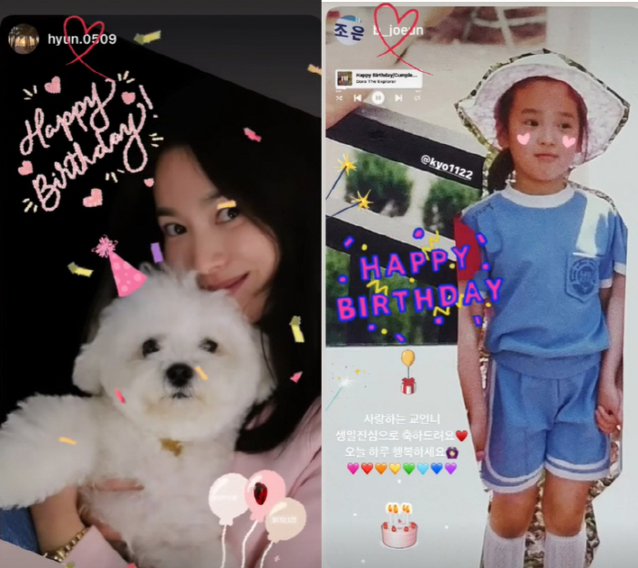 송혜교, 찐친들과 '42번째 생일 파티' 사모임 깜짝 공개