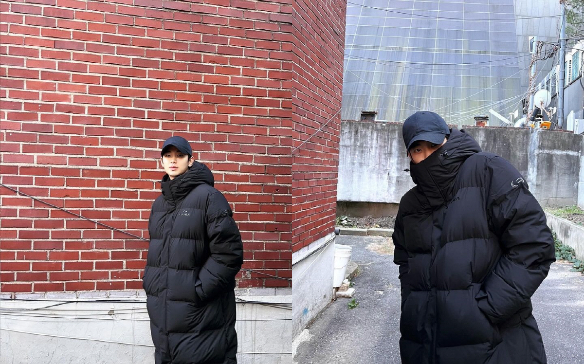 김수현, 4개월만에 근황..평범한 롱패딩에도 눈에 띄는 '기럭지'