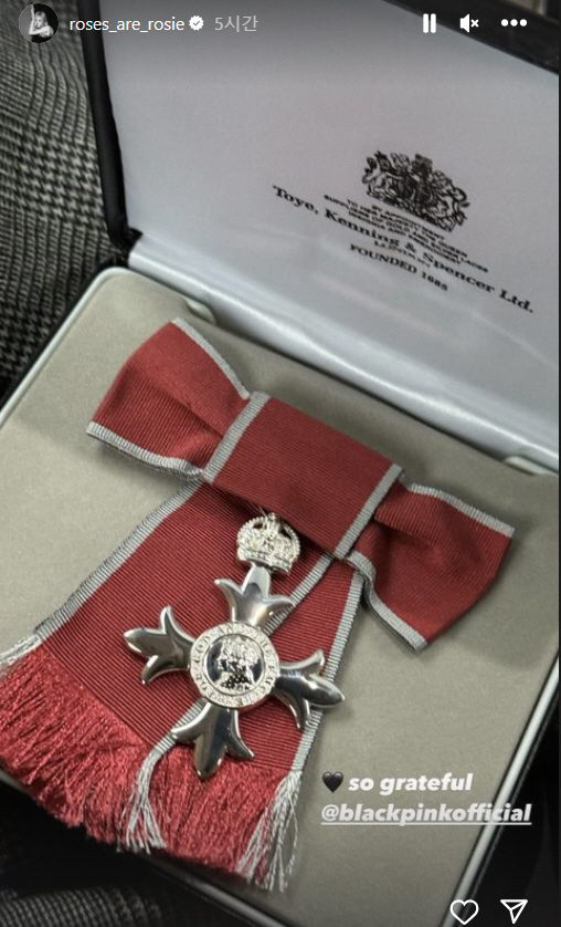 "정말 영광"..블랙핑크 韓 최초 대영제국훈장..완전체 '월클' 영향력[종합]