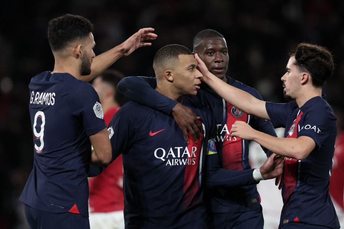[리그1리뷰]'이강인 휴식' PSG, AS모나코에 5대2 대승