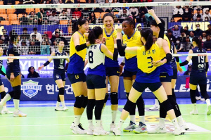 2위 현대건설, 3위 GS칼텍스 완파하고 3연승…양효진 21점 폭발(종합)