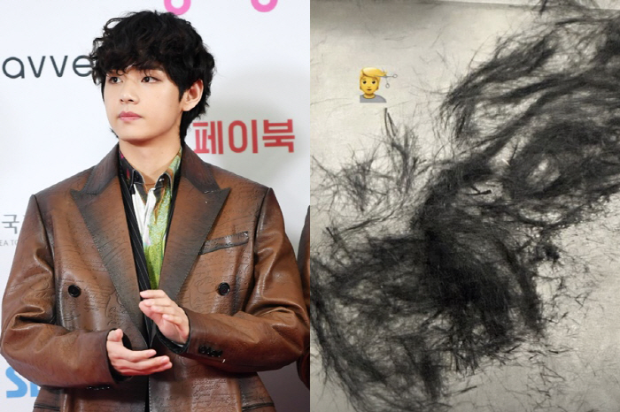 [종합]방탄소년단 뷔, 입대 때문에 이발?…'군복무' 진은 여유롭게 폭소