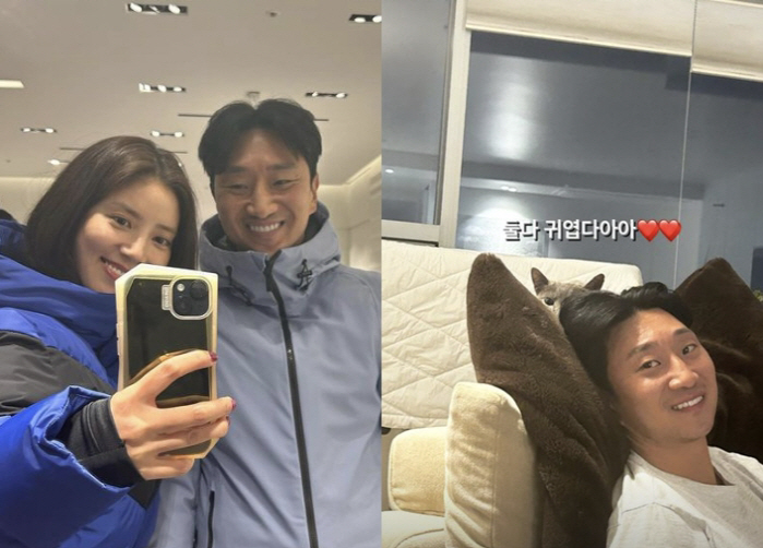 손담비, ♥이규혁이 '세상에서 제일 잘생겨보이는' 매직 "귀엽다아♡"