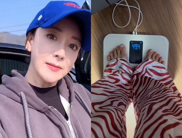 '-10kg 성공' 이상아, 다이어트 중 몸무게 공개 "목표는 44kg"