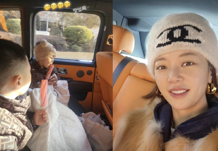 '이영돈♥' 황정음 '두 아들 별명=인형', 수억원 슈퍼카에 명품 패딩 …