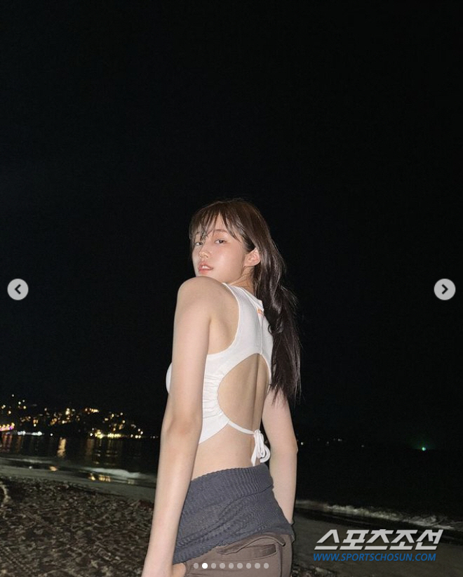 '일타 스캔들' 노윤서, 알고보니 노출 섹시파? 블랙 보디슈트로 '한국형…