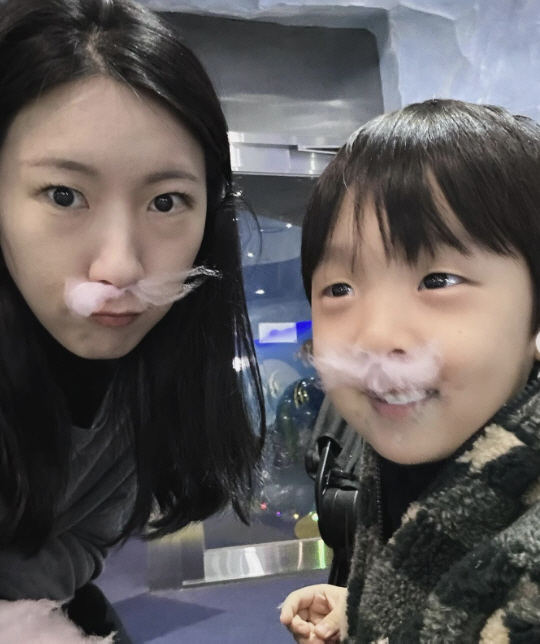 '이필모♥' 서수연, 육아하다보면 찌는 살 "남는 건 다 내 몫..배 빵…
