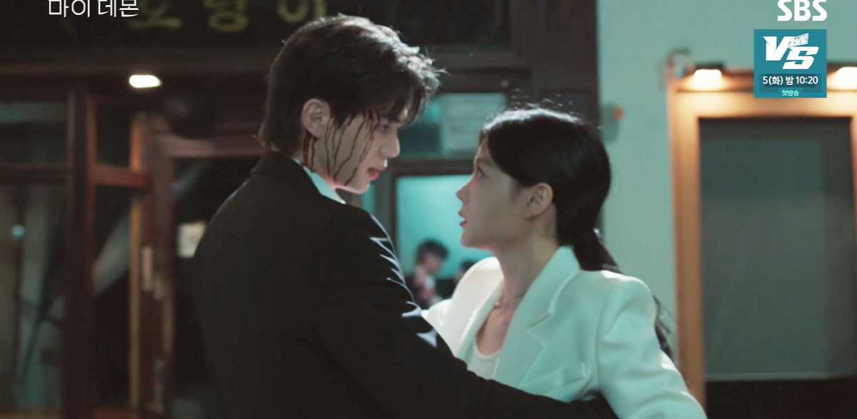 '마이데몬' 김유정, 이번엔 송강 구했다→'로맨틱 커플 탱고'로 위기 탈…