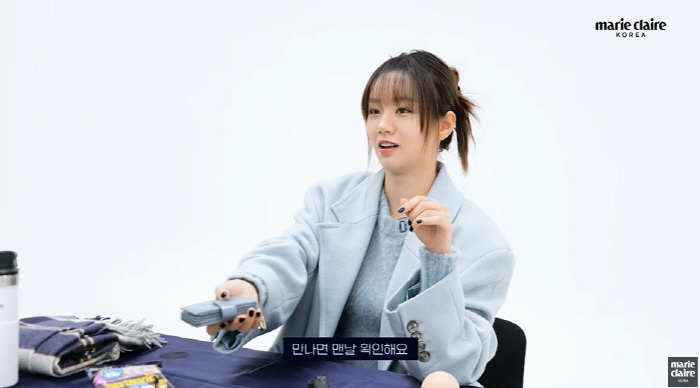 혜리, 블핑 지수에 선물 받은 D사 지갑 자랑 "맨날 가져왔냐고 확인"