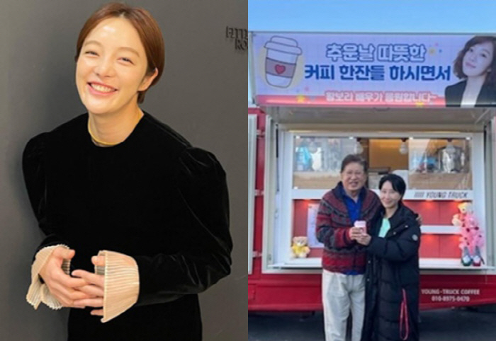 '난임 극복' 황보라, 시父 김용건 특급 내조..촬영장에 통 큰 '선물'