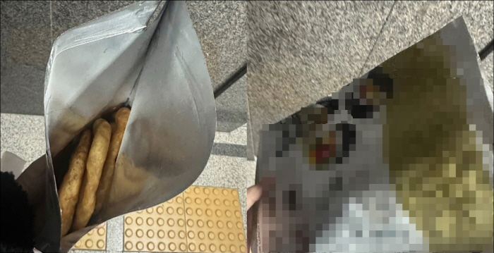 쓰레기 봉투에 담아서 준 호떡…알고 보니 '오해'였다