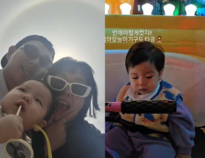 '제이쓴♥' 홍현희 "子 준범이, 언제 이렇게 컸지? 엄마랑 놀이기구토 …