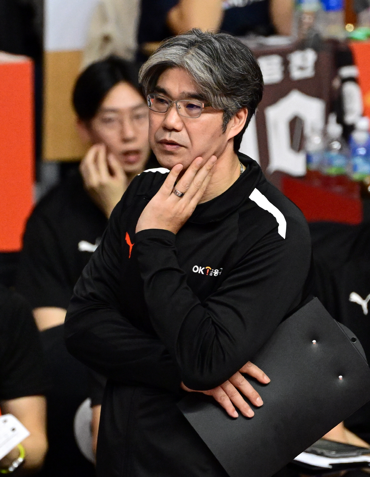 '셧아웃 완패' OK금융그룹 오기노 감독 "점수 내야 할 때 못낸 게 아…