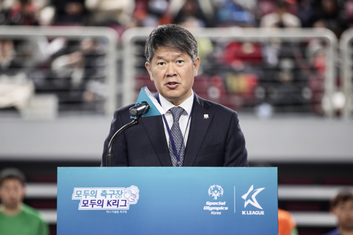 K리거-발달장애인이 함께 어우러진 '2023 스페셜올림픽코리아 K리그 통…