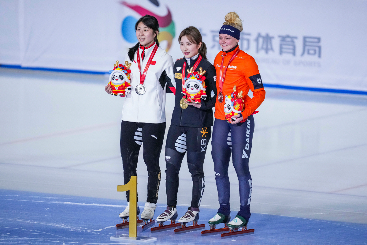 "그저 빛" 金길리X金건우 ISU쇼트트랙월드컵 1500m 동반우승