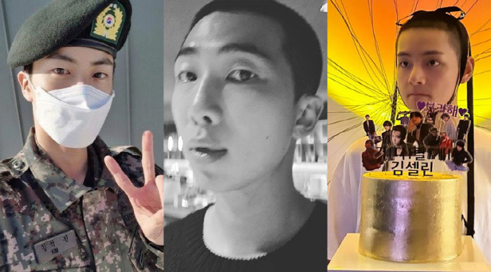 "어서와 군대는 처음이지" 진, RM·뷔 입대에 보인 '병장'의 여유[종…