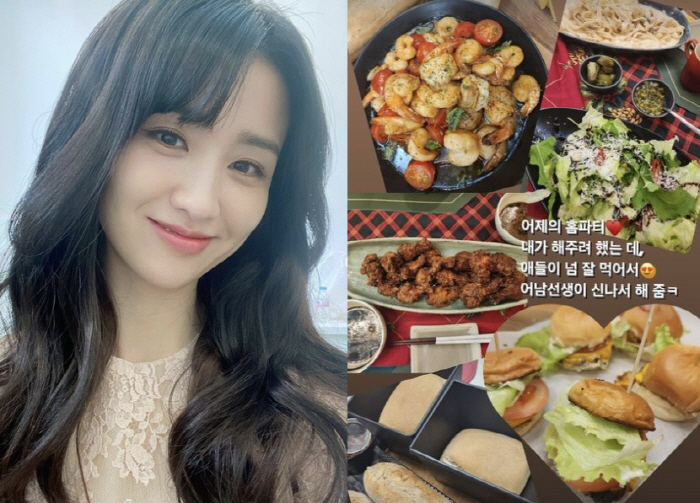 박하선♥류수영, 지인 잔뜩 초대해 홈파티..7살 딸도 어울려 '행복한 연…