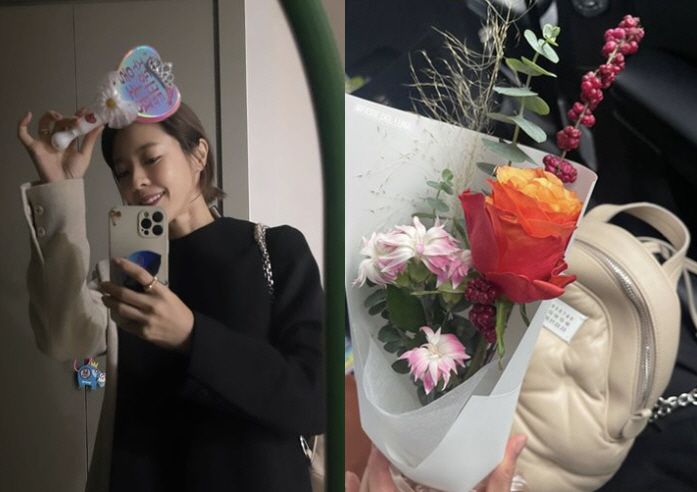 이윤지, 유치원 엄마들 중 제일 빛나는 미모..딸 발표회에 직접 참석 "…