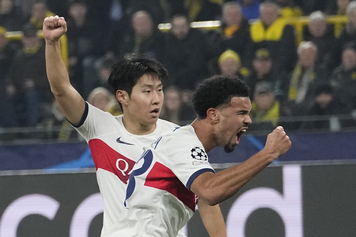 [UCL리뷰]'이강인 68분' PSG, 도르트문트와 1대1 무승부 조2위…