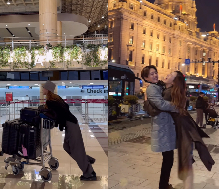 이다해♥세븐, 해외여행서 '와락 끌어안고 빙글빙글'..7개월차 신혼부부의…