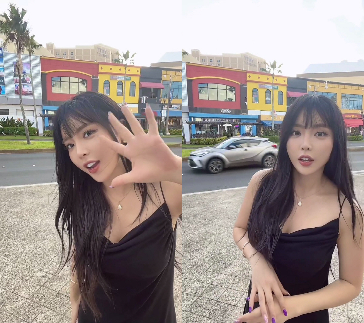 홍진영, 괌 뒤흔든 상큼 섹시 매력..굴곡 몸매도 '눈길'