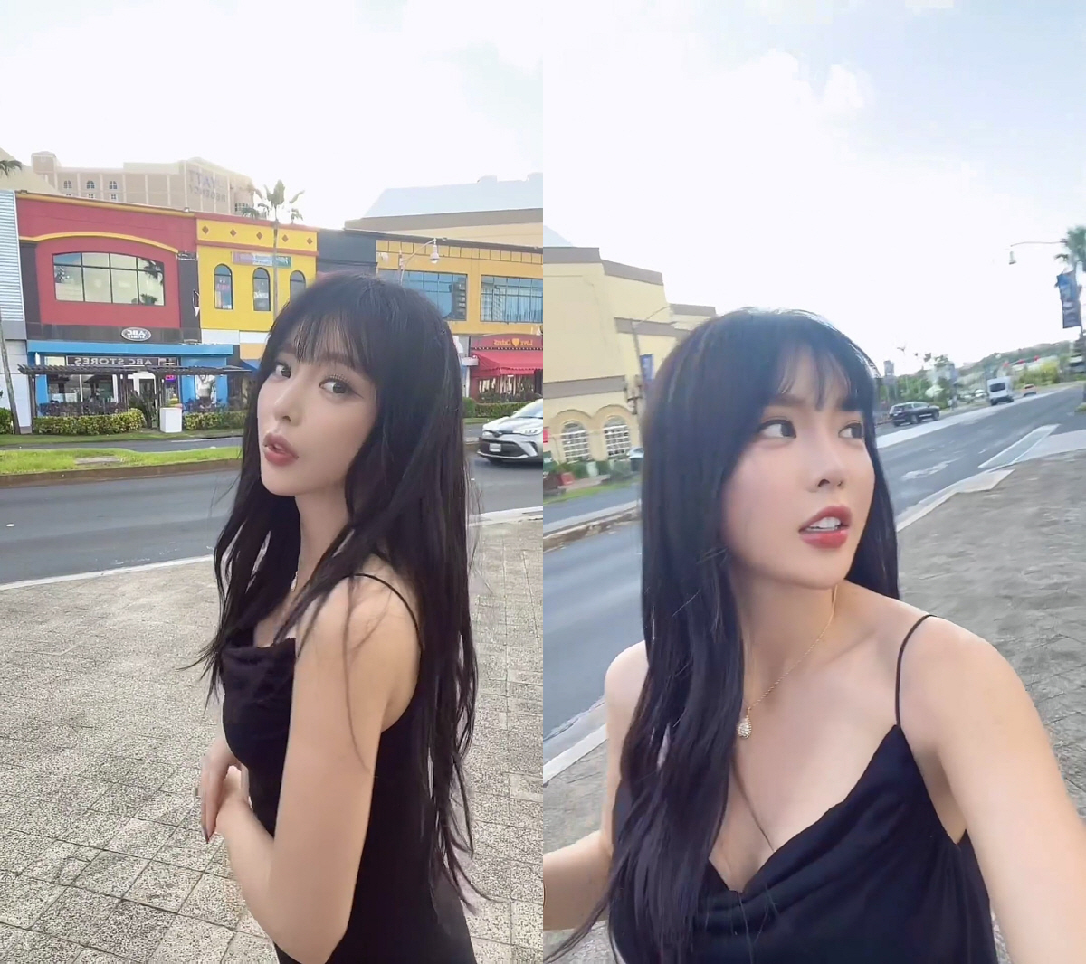 홍진영, 괌 뒤흔든 상큼 섹시 매력..굴곡 몸매도 '눈길'