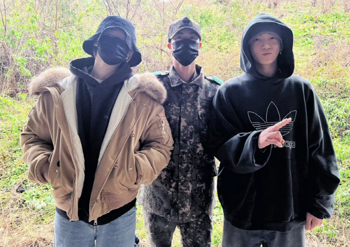 "웃길줄 알았는데 눈물이"..'병장' BTS 진, 정국X지민 입대 '먹먹…