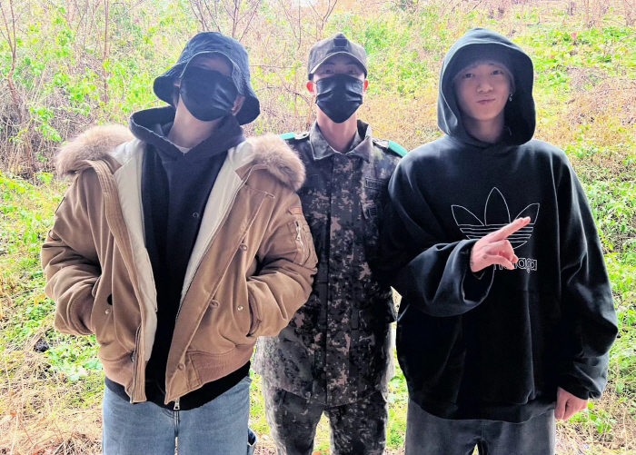 "웃길줄 알았는데 눈물" 진·지민·정국, BTS 아닌 '조교와 훈련병' …
