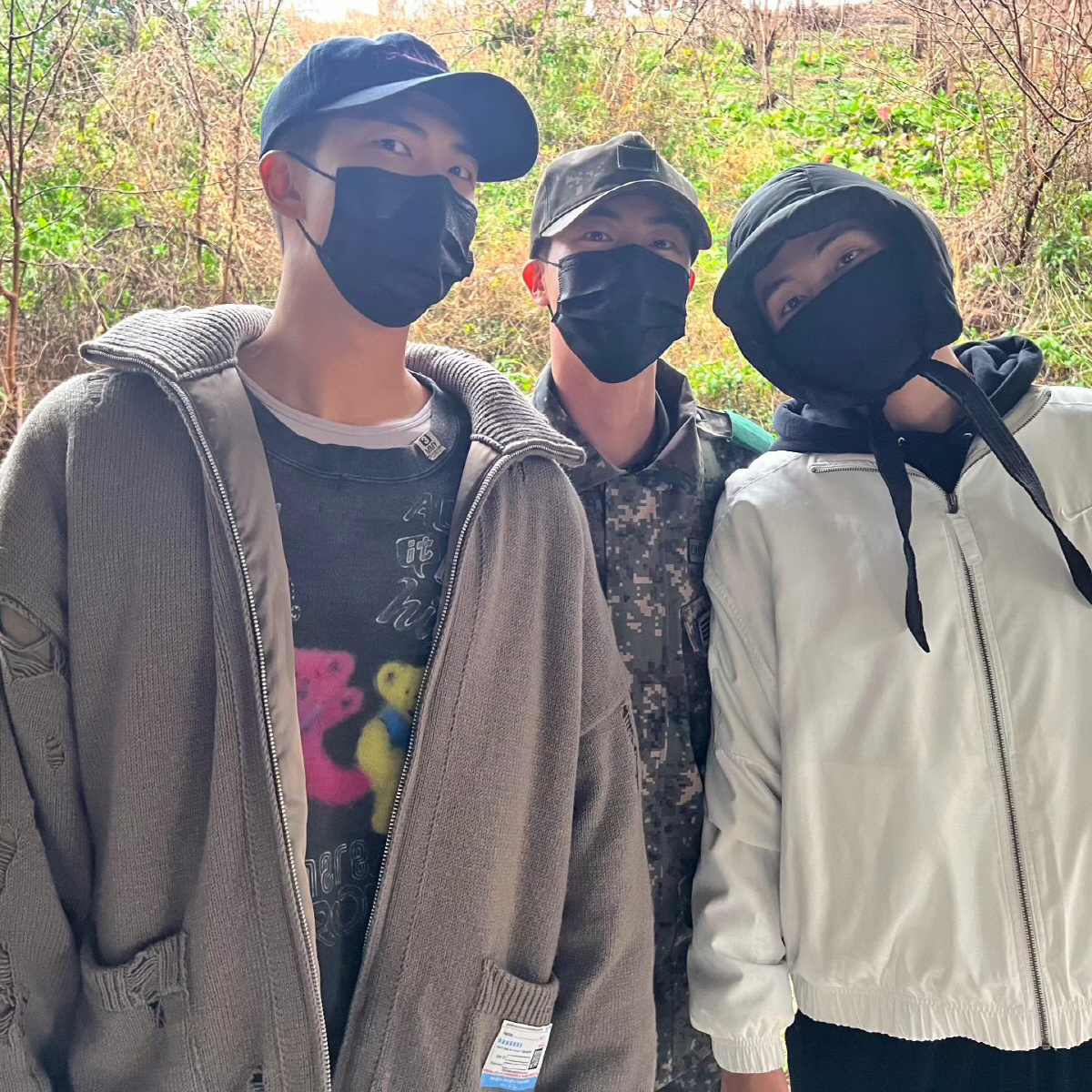 "웃길줄 알았는데 눈물" 진·지민·정국, BTS 아닌 '조교와 훈련병' …
