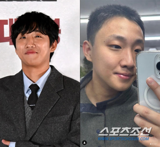 송중기가 인정한 홍사빈, 오늘(19일) 육군 현역 입대 "건강하게 돌아오…