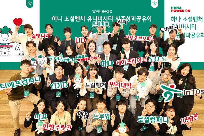 하나금융그룹, 청년 창업 생태계 구축·일자리 창출 프로그램 '하나 소셜벤…