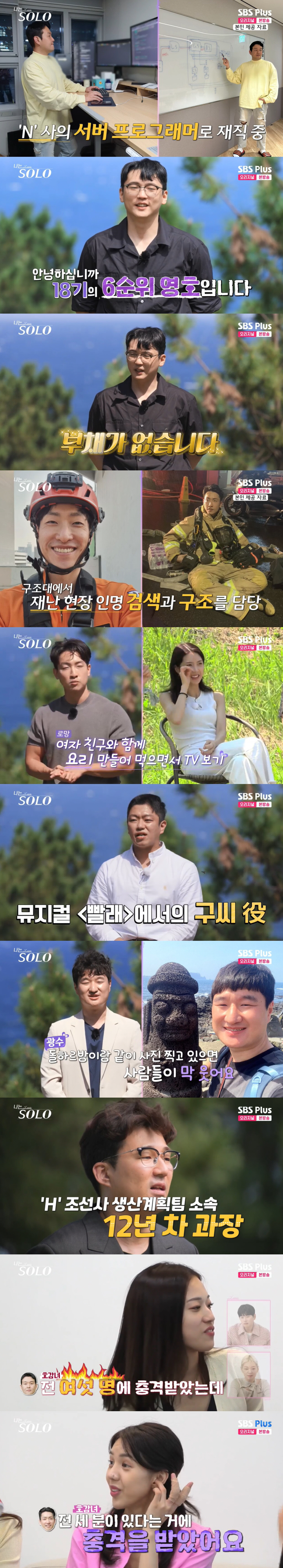 "호감녀 6명·3명" 18기 영수·영식, '자기소개' 후 첫인상 1순위 …