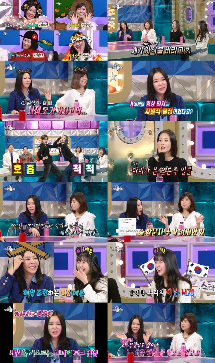 이혜영 "前남편 이상민에 자발적 영상편지"→'안면마비' 이현이 '시청률 …