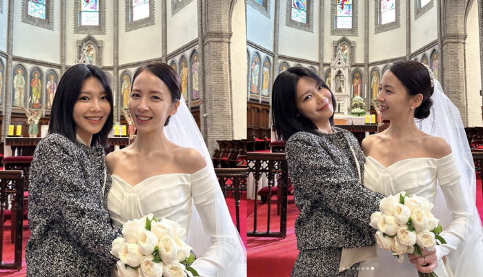 '결혼' 김동욱, ♥7살 연하 신부는 소녀시대 데뷔조 스텔라→정우성·차태…