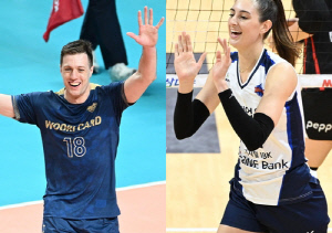 마테이·아베크롬비, 프로배구 3라운드 남녀부 MVP 선정