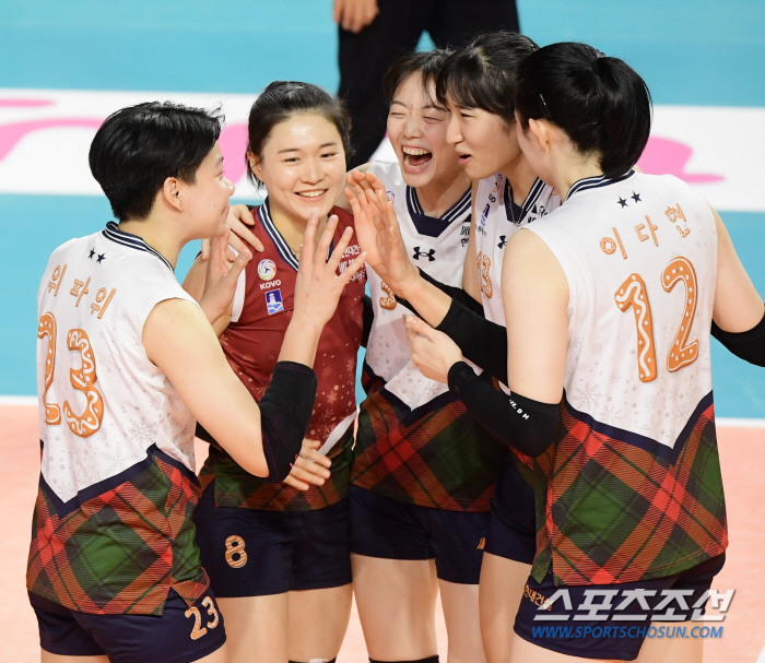 '김해란 복귀+김연경 봉쇄' 현대건설, 흥국생명에 시즌 첫 셧아웃 패배 …