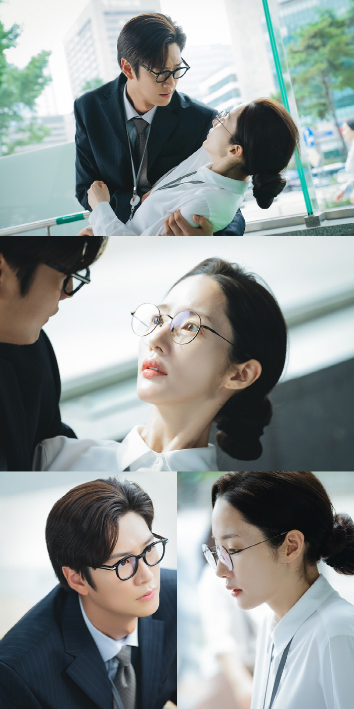 박민영, 나인우 품에 쏙..2회차 인생 시작부터 서프라이즈 ('내 남편과…