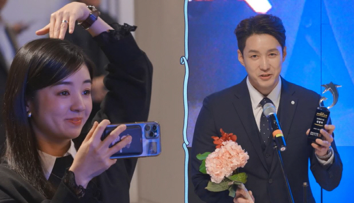 "데뷔 23년만에 첫 수상"..심형탁 "모두 ♥사야 덕분" 멘트에 한고은…