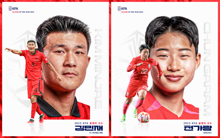 [오피셜]손흥민 아성 무너뜨린 김민재 생애 첫 KFA '올해의 선수' 선…