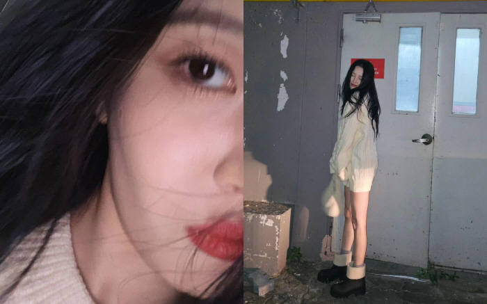 "안 추워요?"..선미, 새해에도 트레이드마크 '하의실종룩'