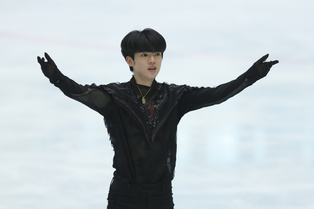 '피겨 왕자' 차준환, 종합선수권대회 쇼트 96.51점 '압도적 1위+8…