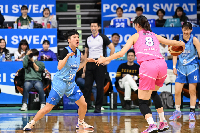 MVP 박지수+핑크스타 승리. 승패보다는 완벽한 축제의 장. WKBL 올…