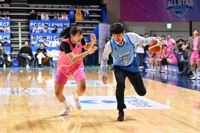 MVP 박지수+핑크스타 승리. 승패보다는 완벽한 축제의 장. WKBL 올…