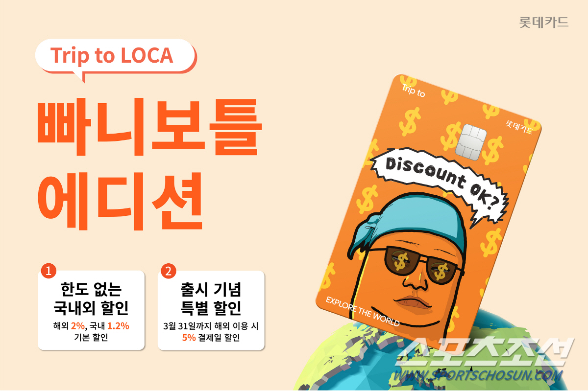 롯데카드, 'Trip to 로카 빠니보틀 에디션' 출시 기념 프로모션 진…