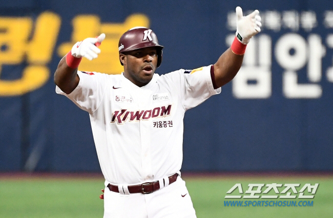 2022년 히어로즈에 활약한 푸이그. 박재만 기자 pjm@sportschosun.com
