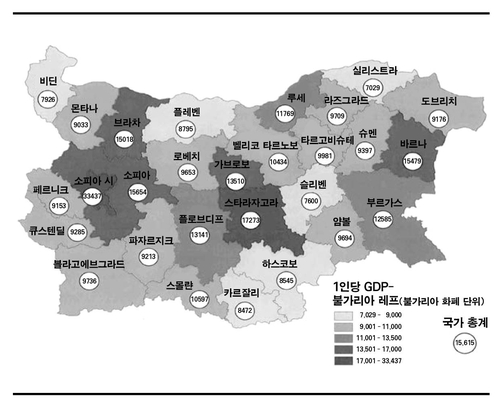 [불가리아 통계청. 사이 제공. 재판매 및 DB금지]